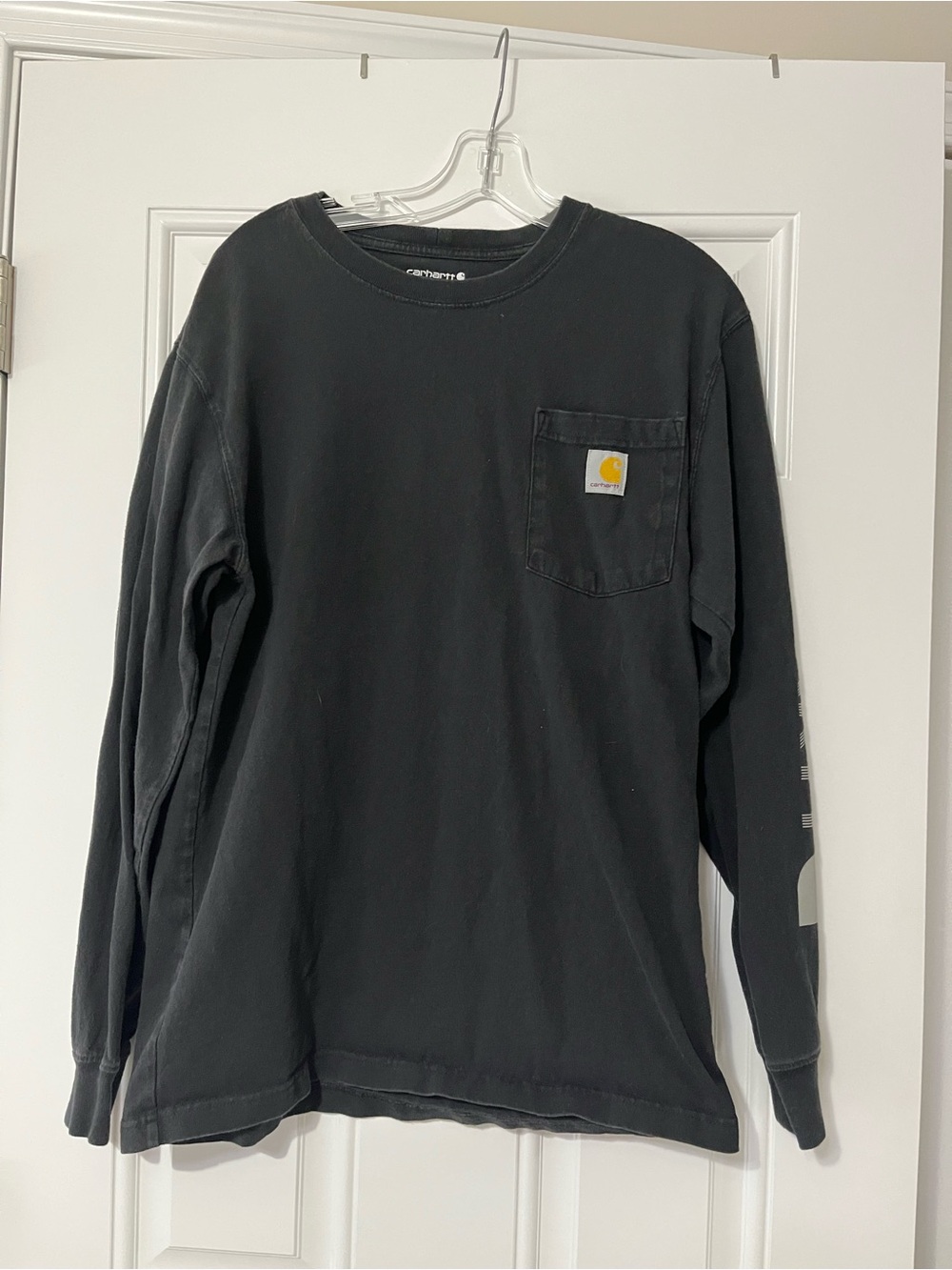Carhartt Black Loose Fit Long Sleeve Tee
